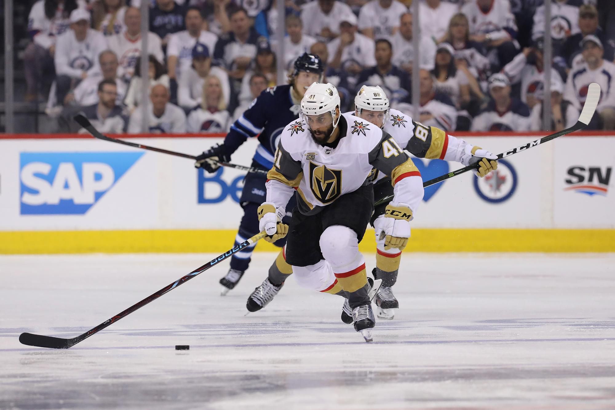 Hokejista Vegas Golden Knights Pierre-Edouard Bellemare.