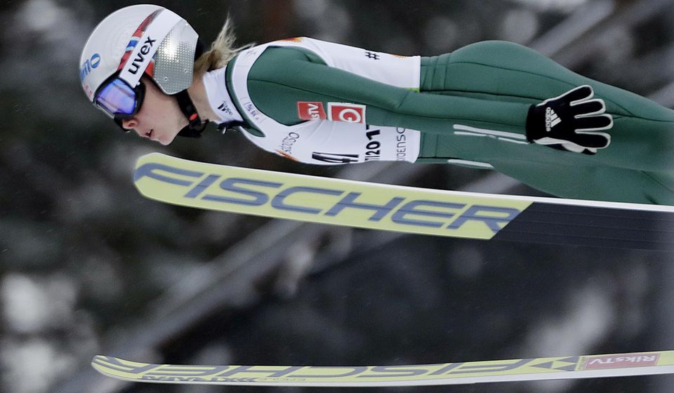 Nórska skokanka na lyžiach Maren Lundbyová.