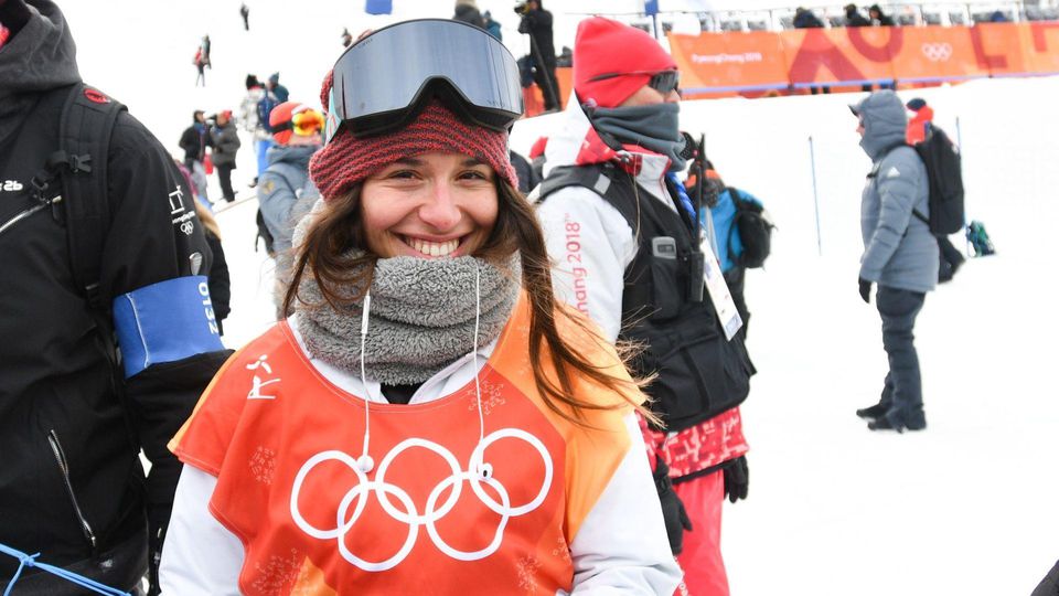 Slovenská snowboardistka Klaudia Medlová po zrušenej kvalifikácii pretekov slopestyle na ZOH 2018 v juhokórejskom Pjongčangu.
