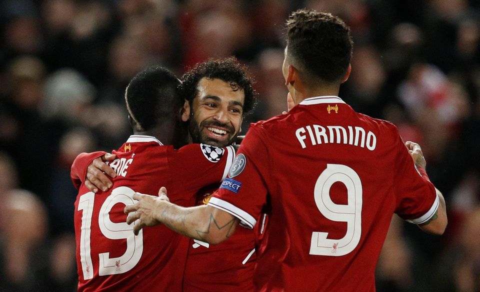 Sadio Mane, Roberto Firmino a Mohamed Salah