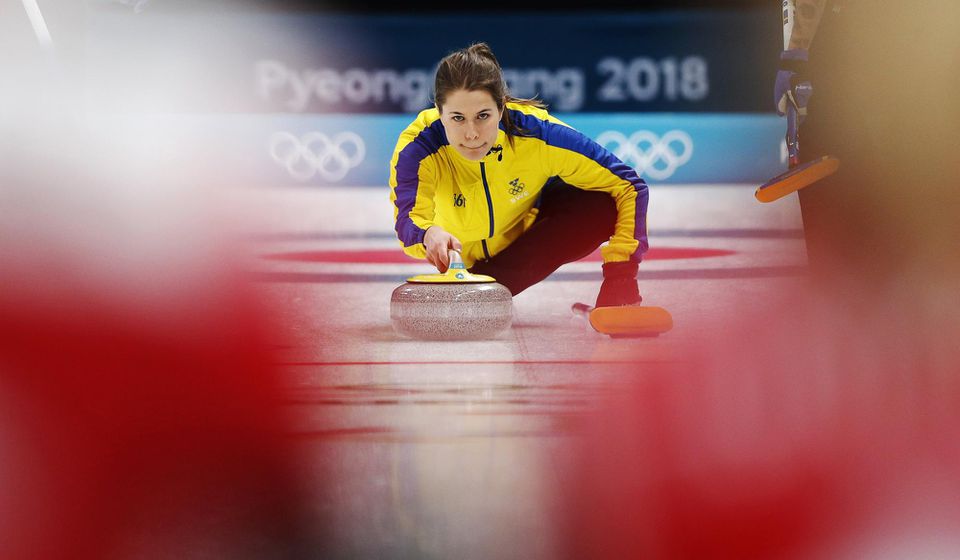 Curling Švédsko.