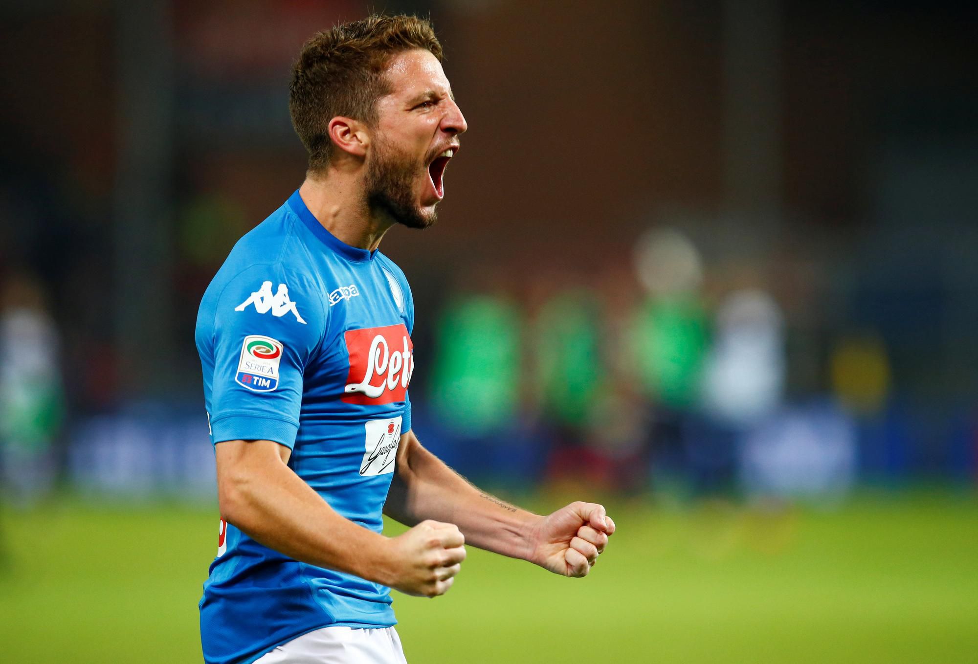 Dries Mertens v drese SSC Neapol