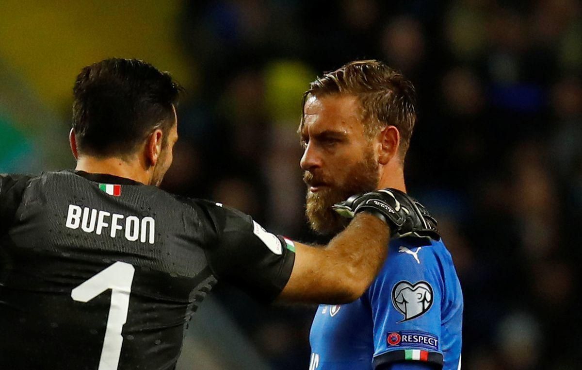 Daniele De Rossi a Gianluigi Buffon