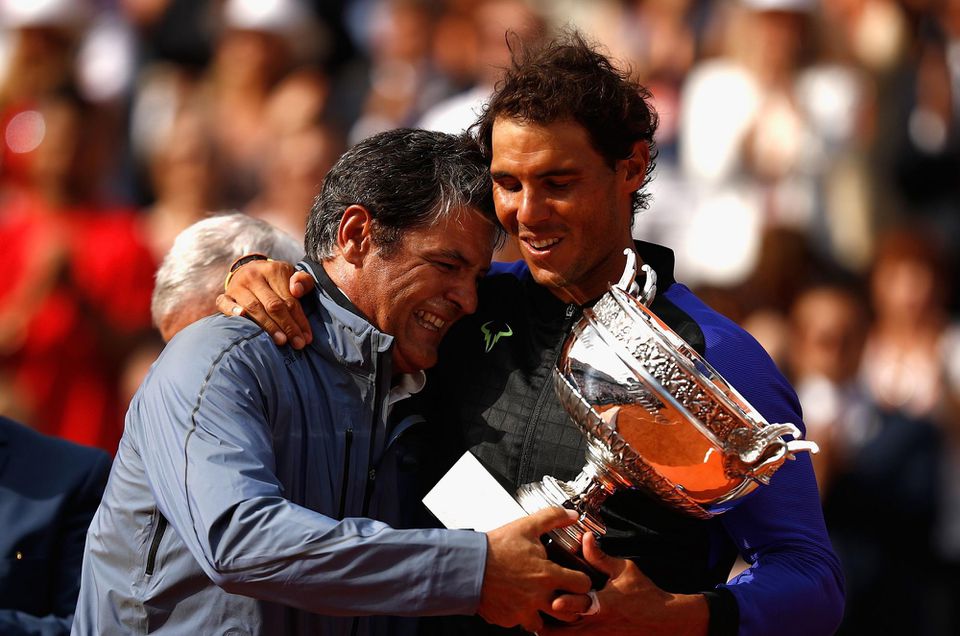 Rafael Nadal a jeho strýko a tréner v jednej osobe Toni Nadal