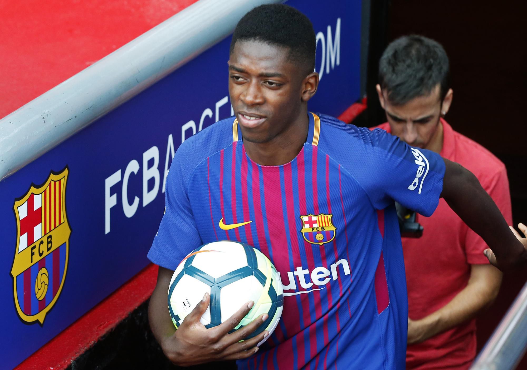 Ousmane Dembélé v drese FC Barcelona