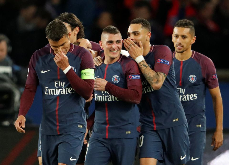 Hráči Paríž Saint-Germain sa tešia z triumfu