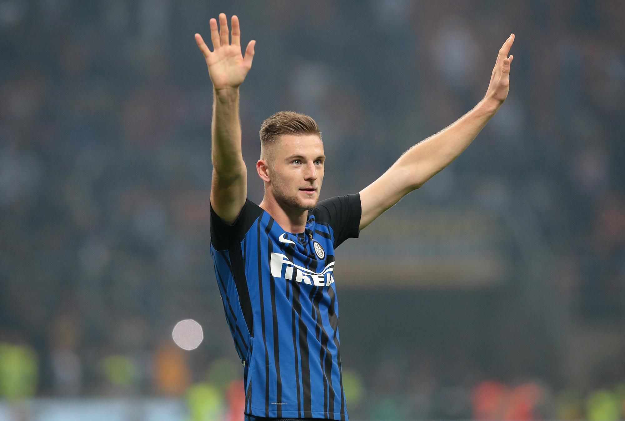 Milan Škriniar v drese Interu Miláno