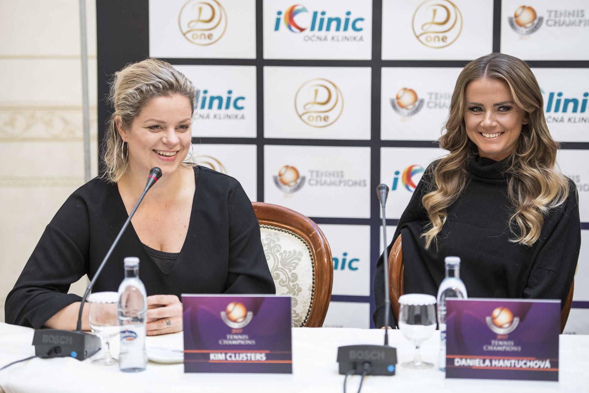 Kim Clijstersová a Daniela Hantuchová