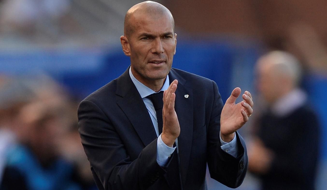 Tréner Realu Madrid Zinedine Zidane.