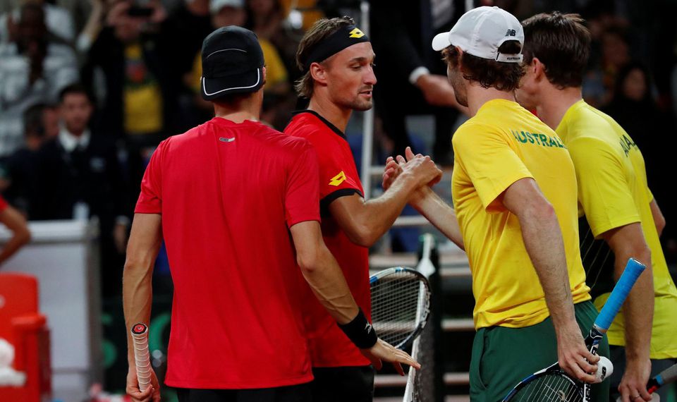 Davis Cup: Austrália - Belgicko, štvorhra