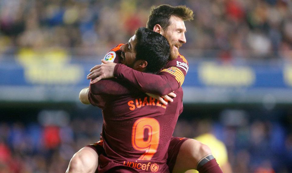 Lionel Messi a Luis Suárez