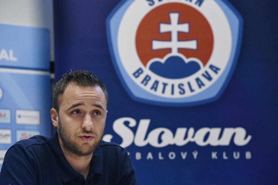 Tréner futsalového tímu ŠK Slovan Bratislava Martin Rejžek