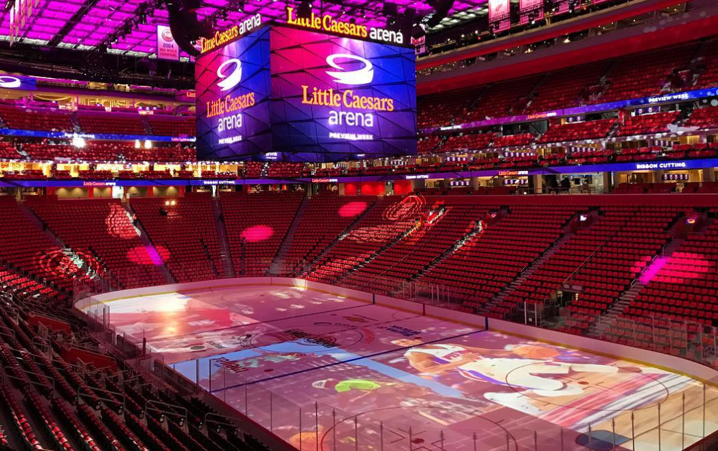 Little Caesars Arena.