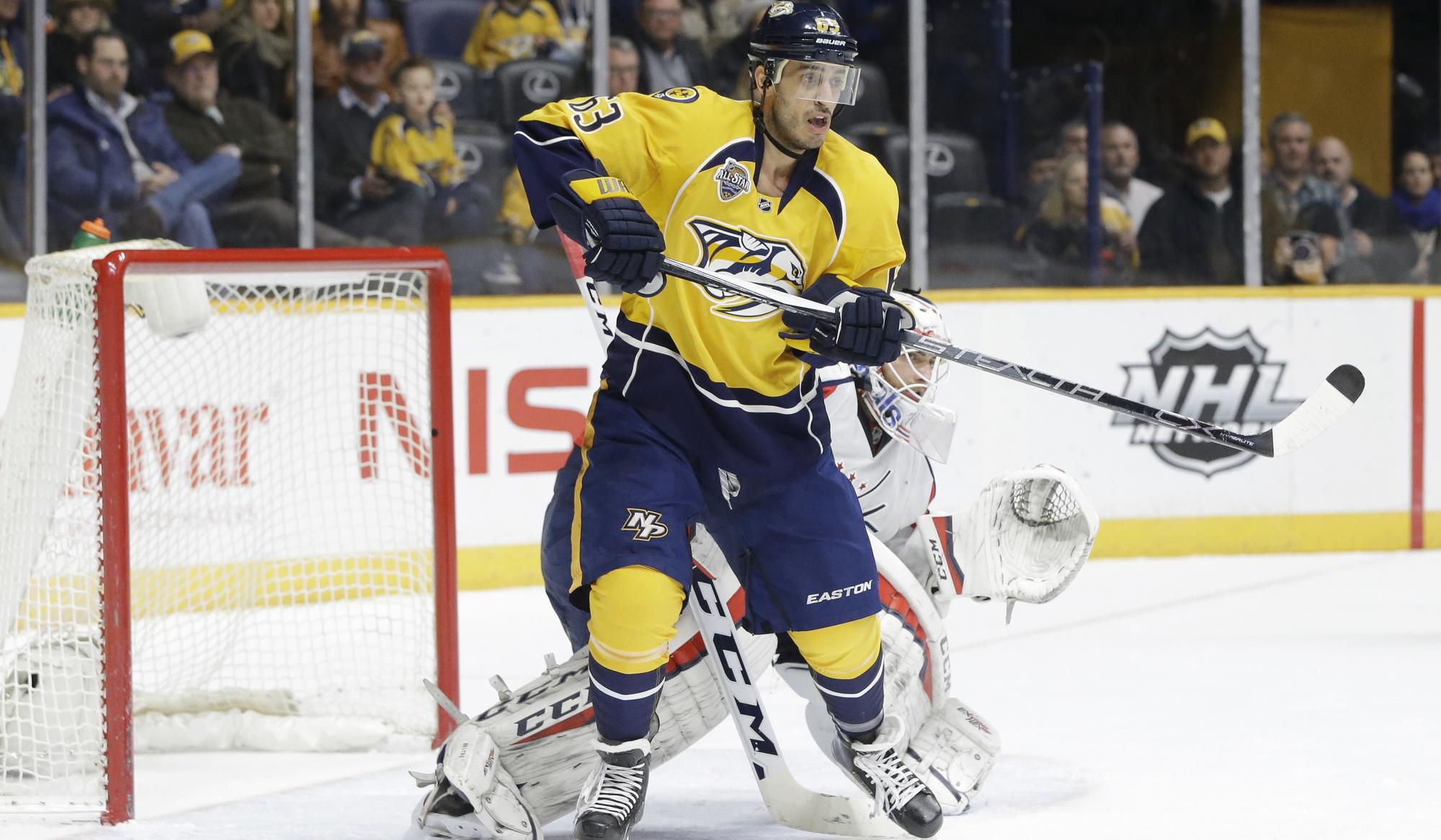 Mike Ribeiro v drese Nashvillu Predators