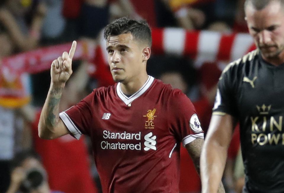 Philippe Coutinho v drese FC Liverpool