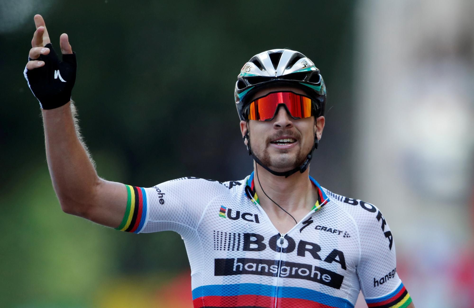 Peter Sagan sa teší z víťazstva