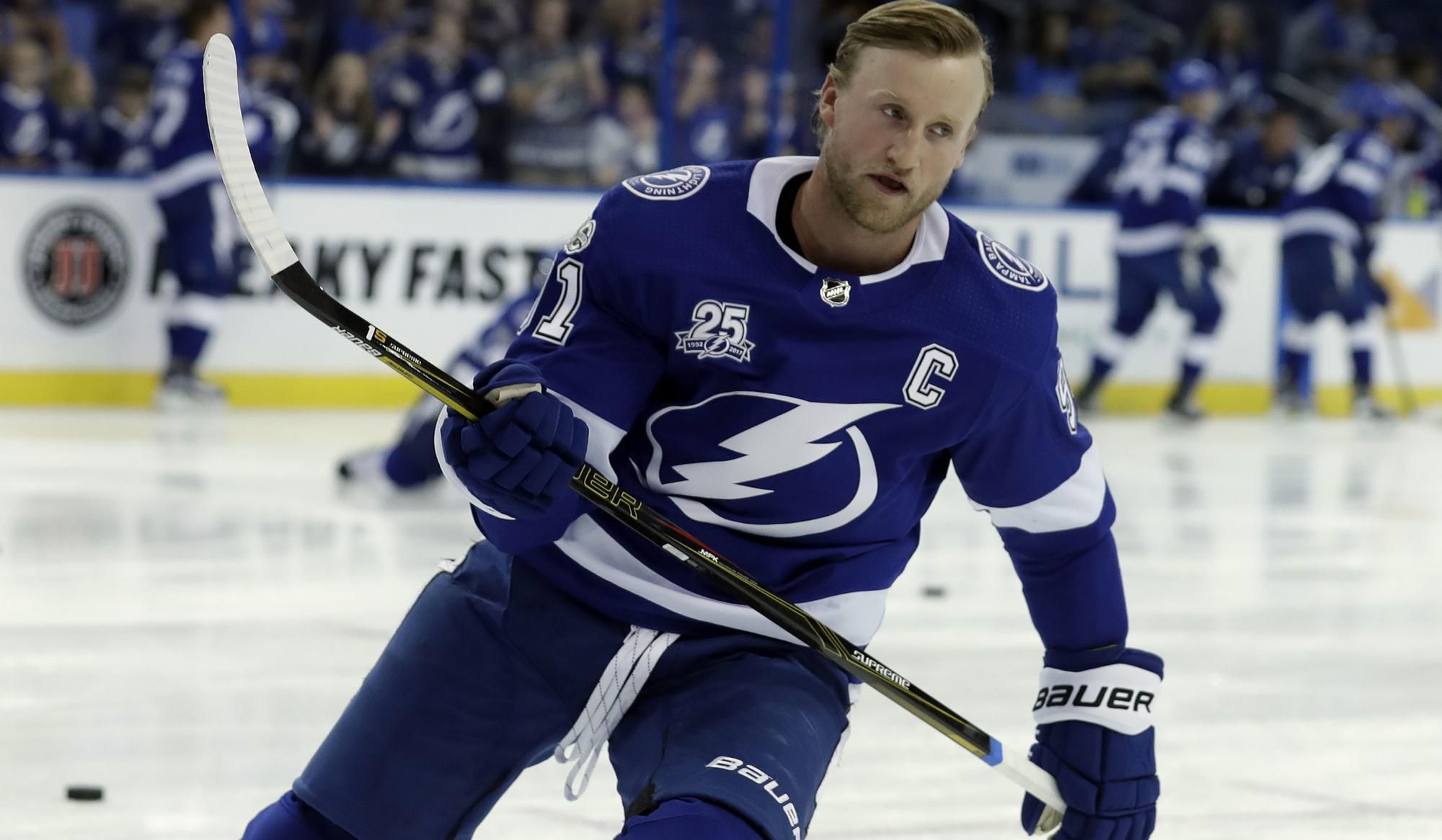 Kapitán Tampy Bay Lightning Steven Stamkos.