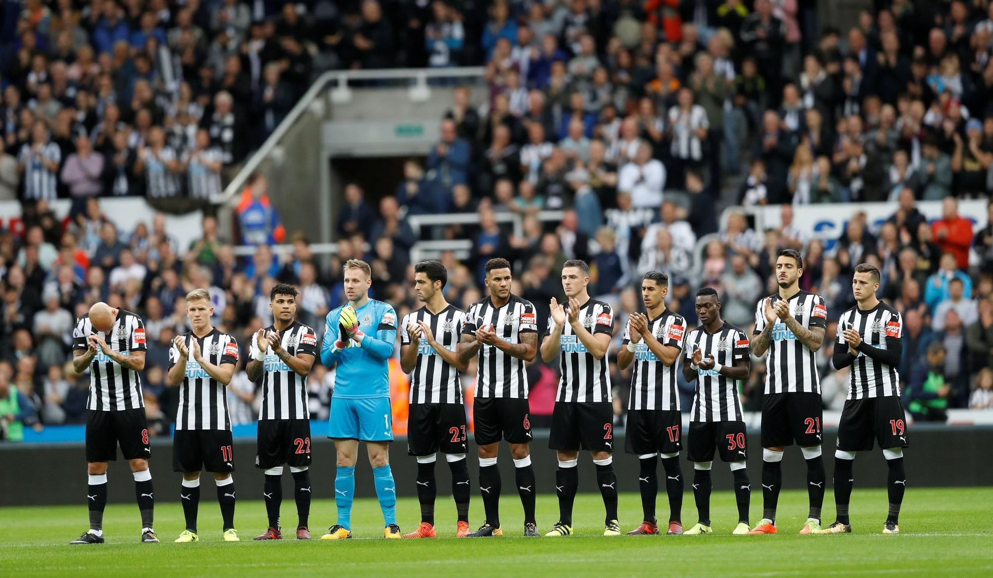 Hráči anglického Newcastle United