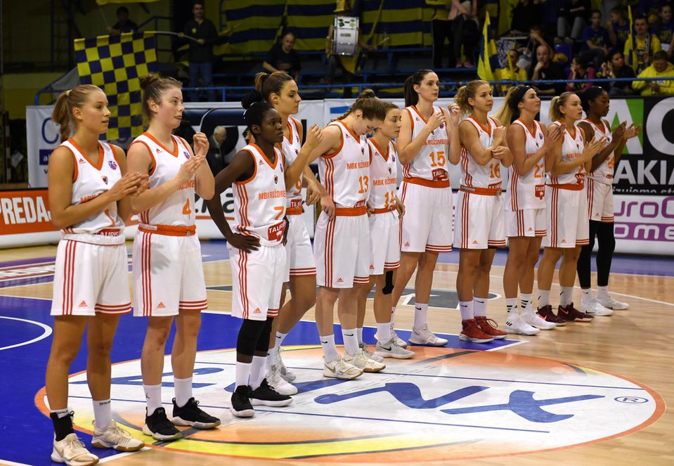 Basketbalistky Ružomberka.