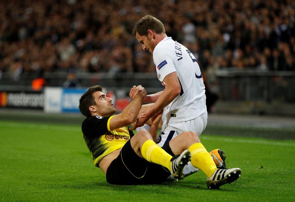 Tottenham Hotspur - Borussia Dortmund (Jeremy Toljan, Jan Vertonghen)