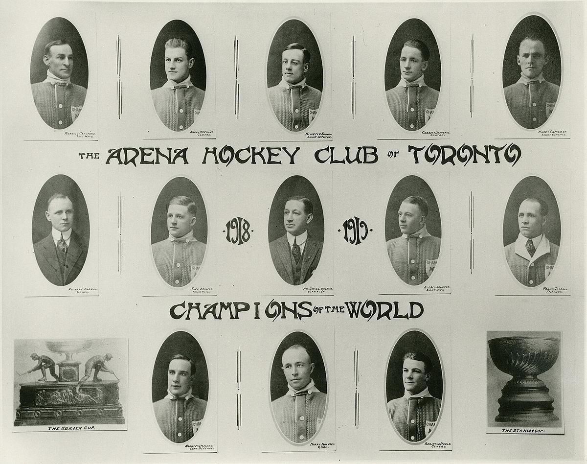 Hokejisti Toronta vstúpili do sezóny 1918/19 ako prví víťazi Stanleyho pohára z NHL.