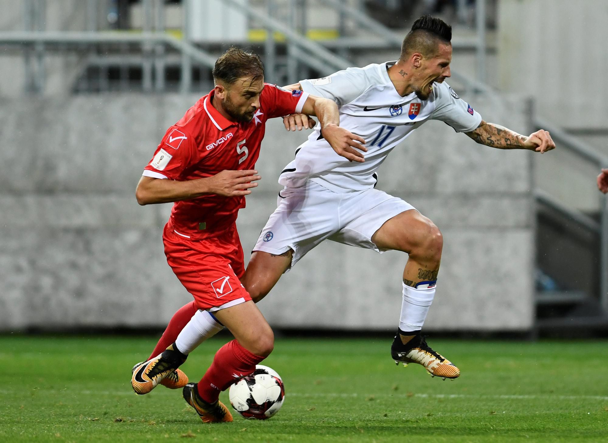 Marek Hamšík v súboji