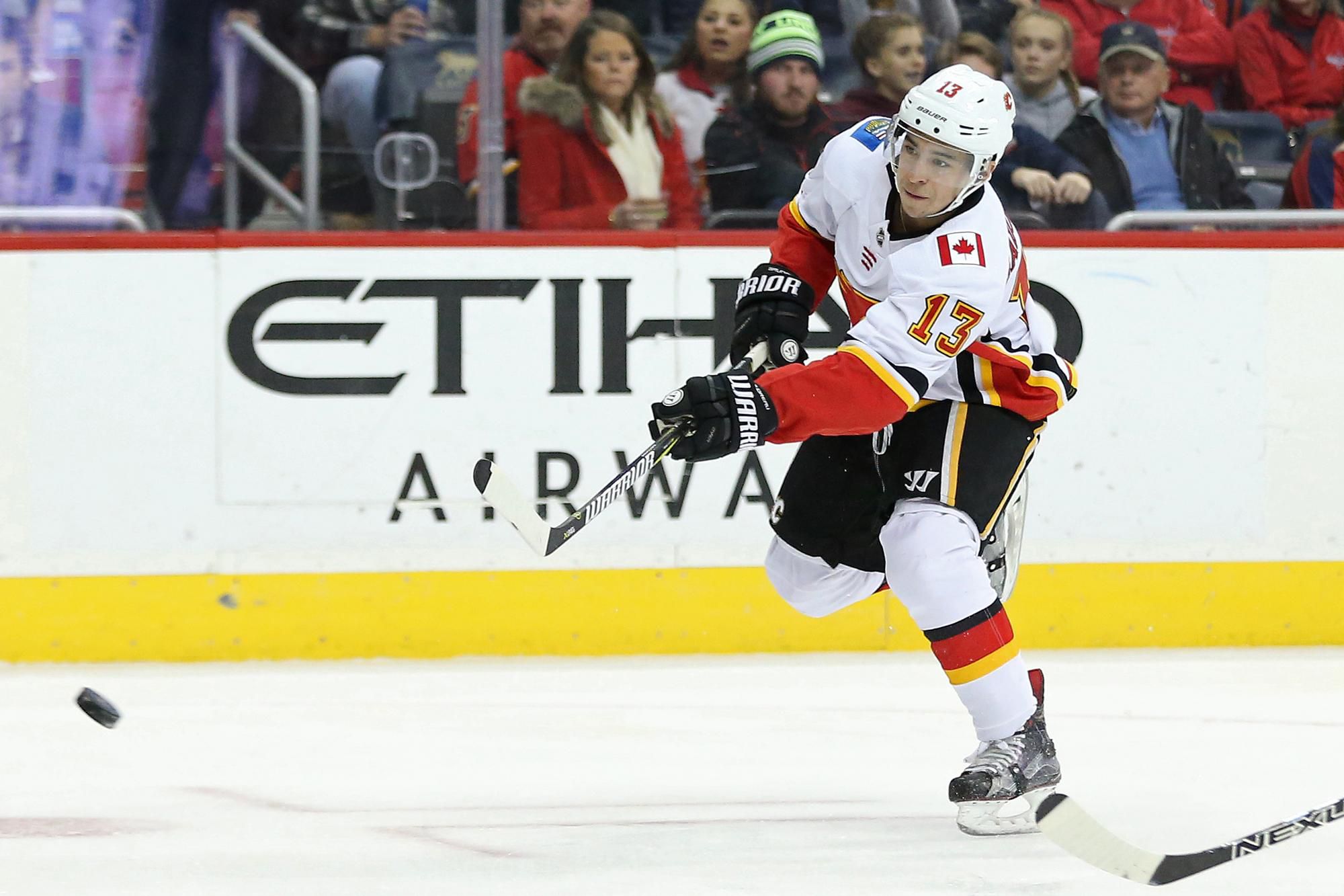 Útočník Calgary Flames Johnny Gaudreau