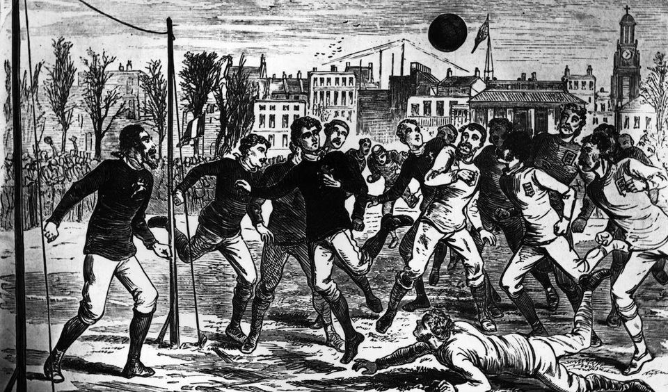 Prvý medzištátny zápas medzi Anglickom a Škótskom.