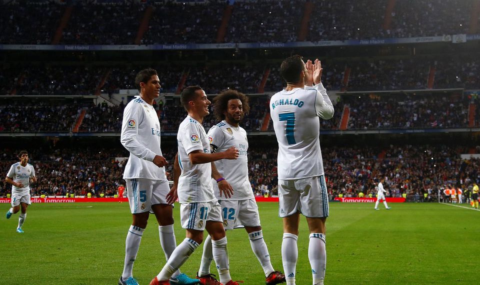 Real Madrid sa teší z gólu, strelcom Cristiano Ronaldo