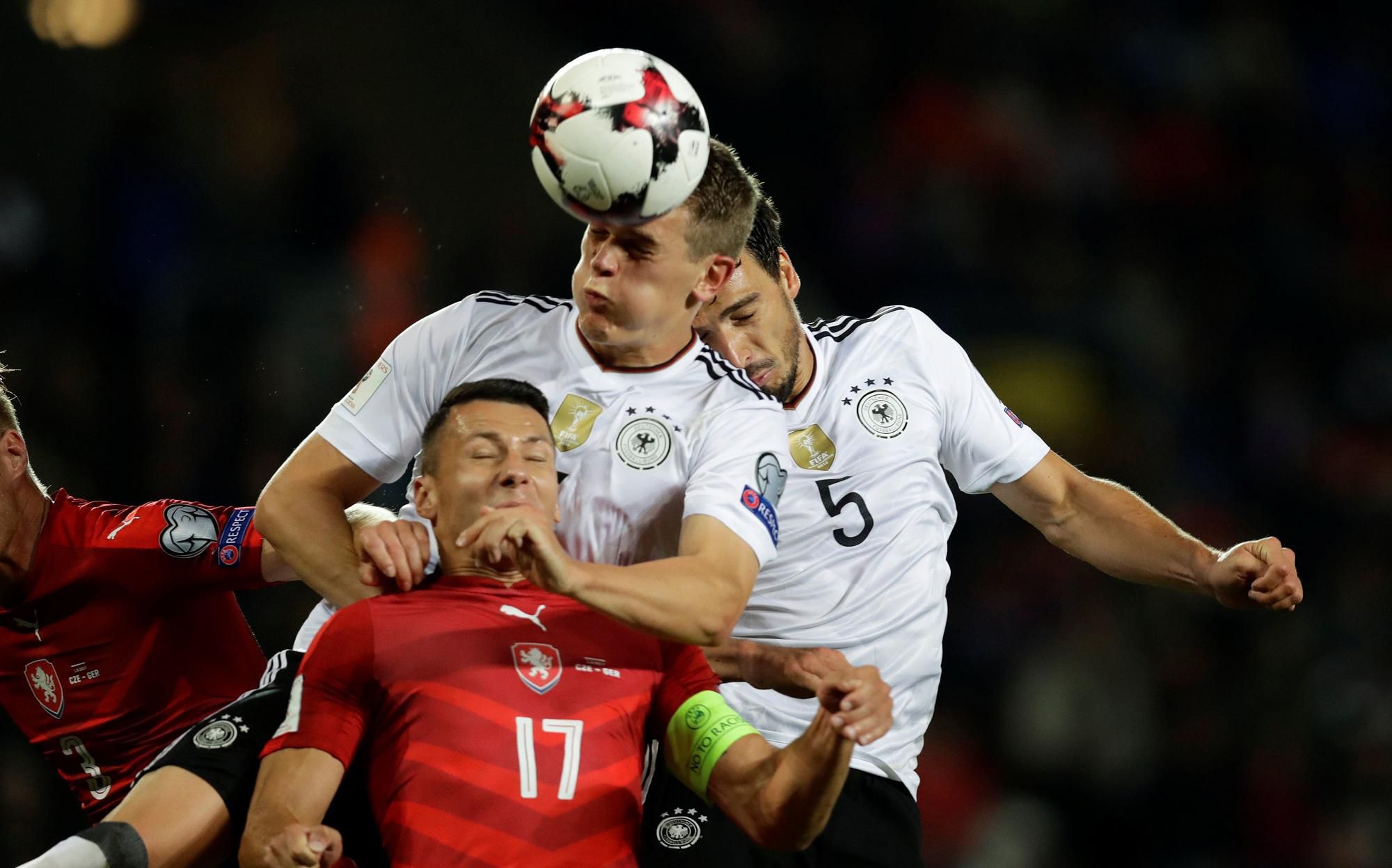 Nemecko  v zápase proti Česku