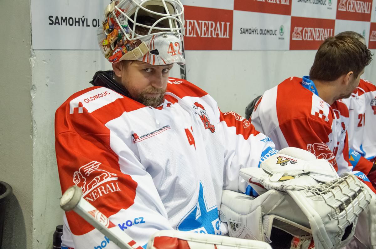 Branislav Konrád v drese HC Olomouc.