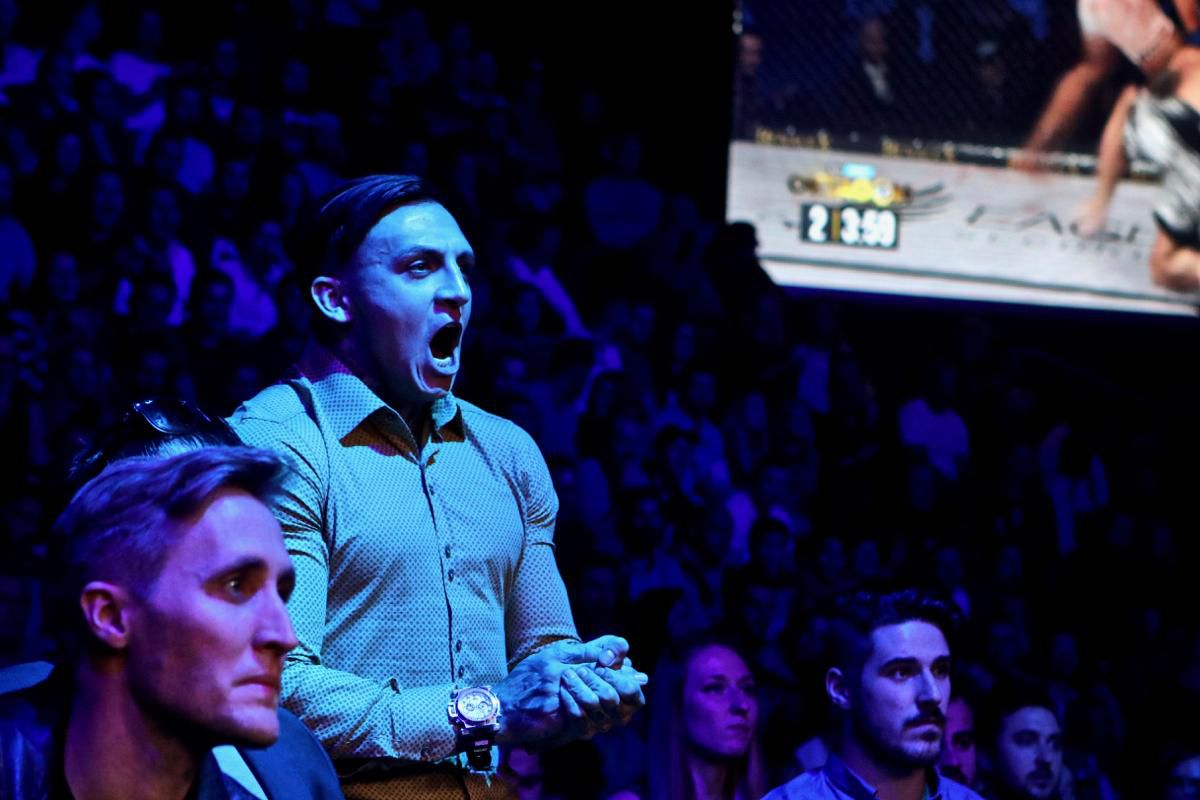 Gábor Boráros na MMA Oktagon 4.