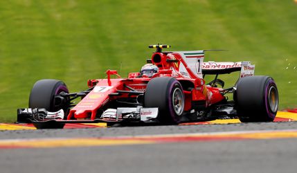 VC Belgicka: Ferrari ovládlo tretí tréning, víťazom Räikkönen
