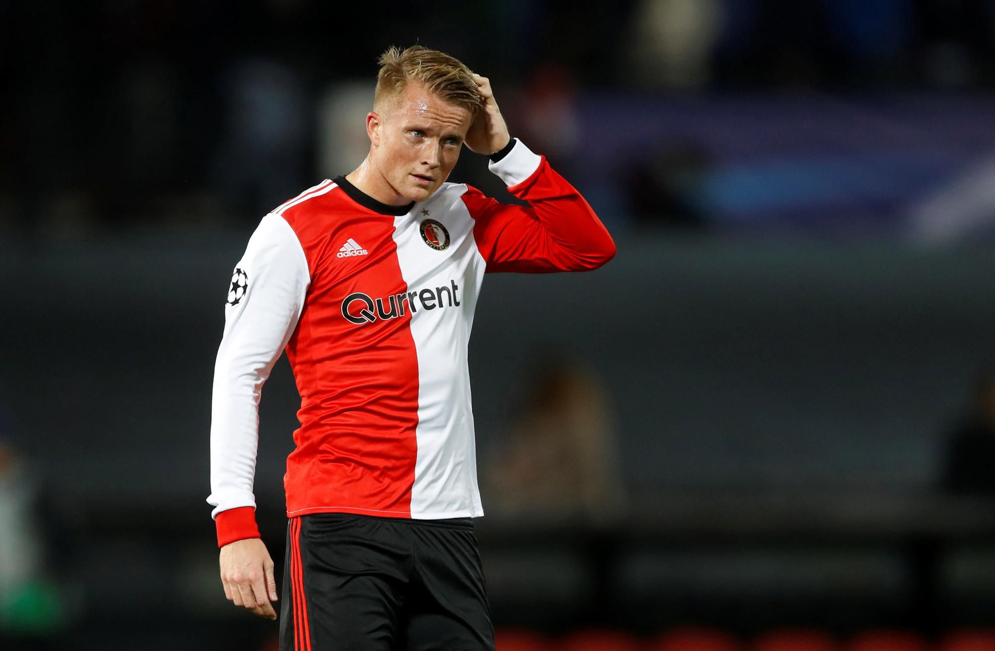 Sam Larsson v drese Feyenoordu Rotterdam