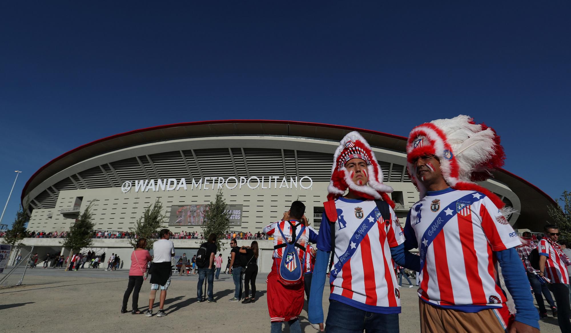 Nový štadión Atletica Madrid Wanda Metropolitano.