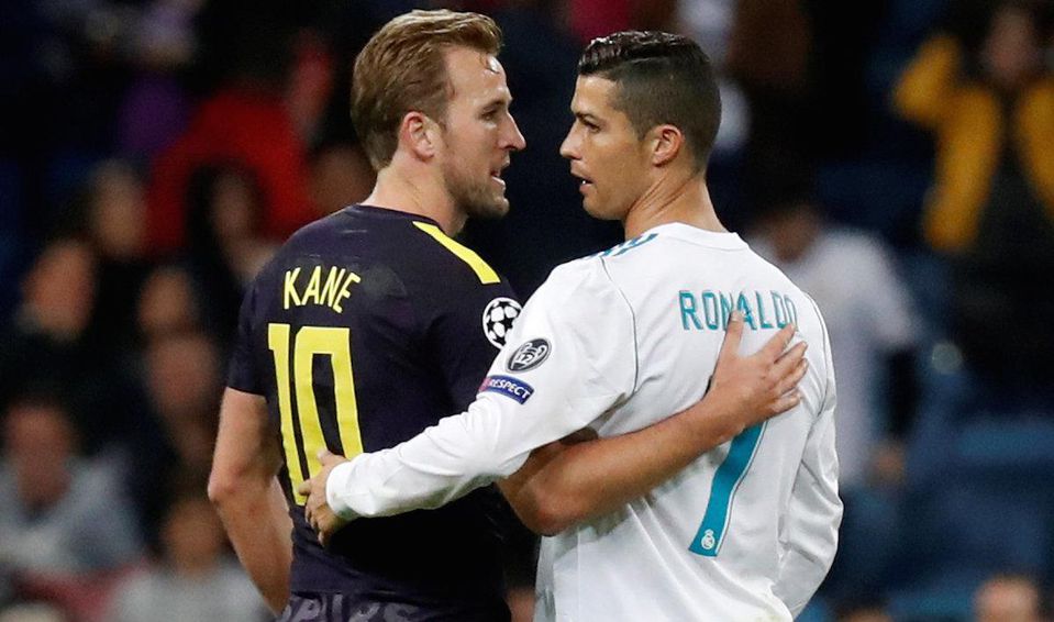 Ronaldo a Kane.