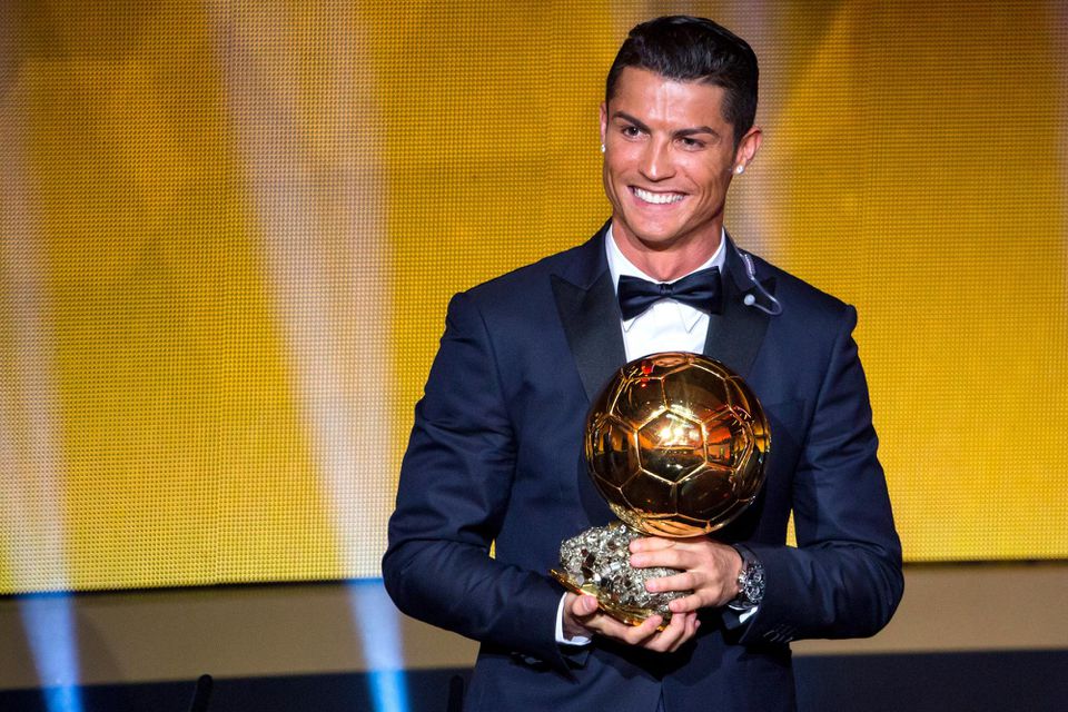 Cristiano Ronaldo so Zlatou loptou