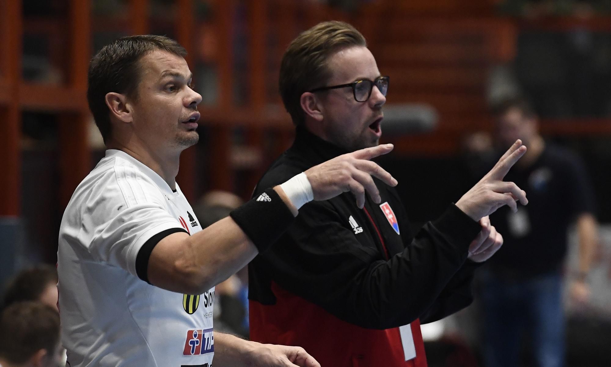 Radoslav Antl a tréner Slovenska Heine Ernst Jensen