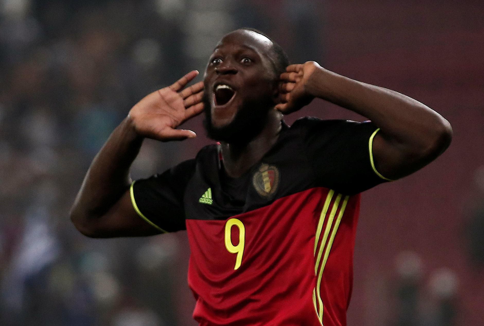 Romelu Lukaku v belgickom drese