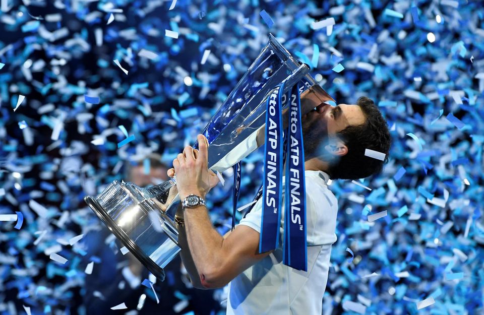 Grigor Dimitrov, víťaz ATP World Tour Finals