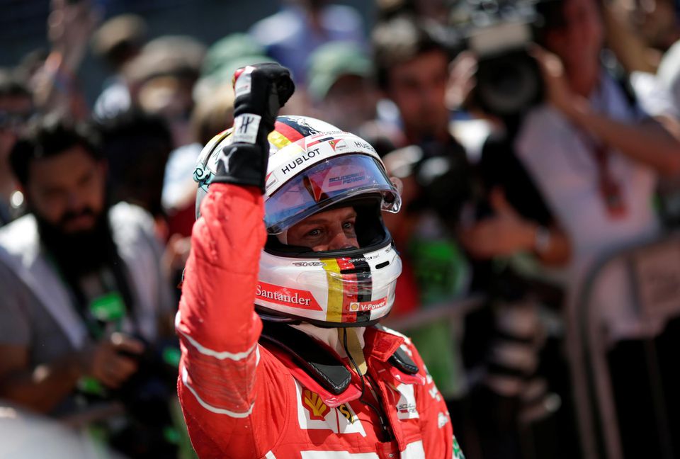 Sebastian Vettel z Ferrari