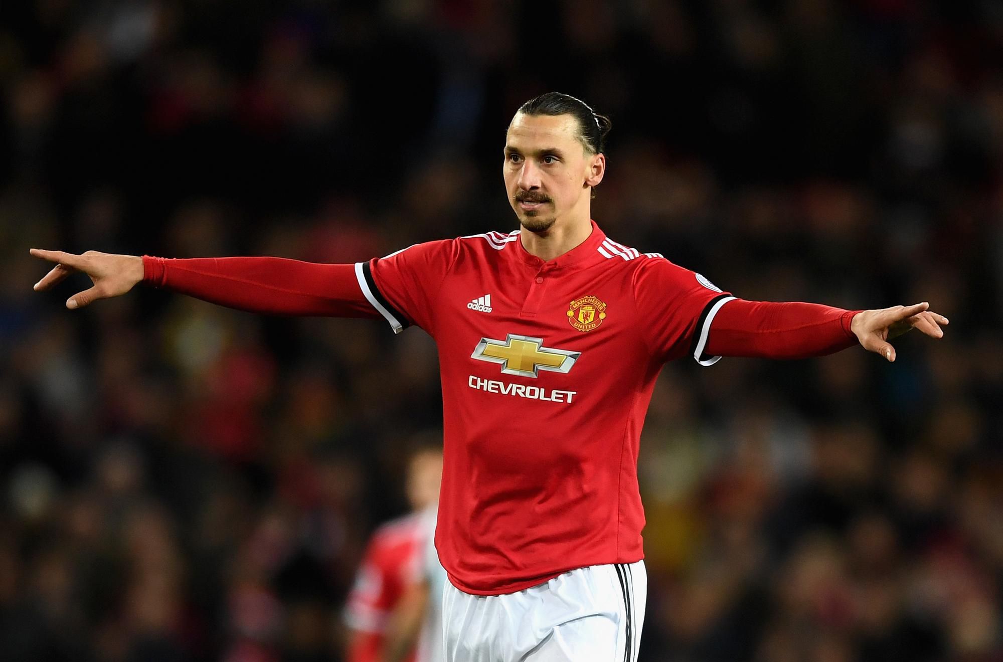 Zlatan Ibrahimovič z Manchestru United