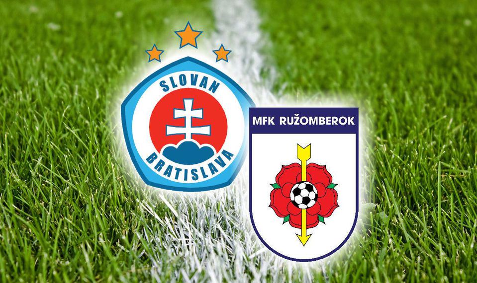 Slovan Bratislava doma porazil MFK Ružomberok