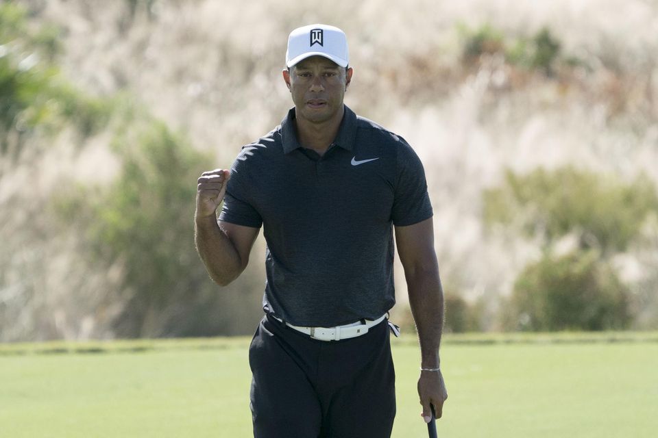 Americký golfista Tiger Woods.
