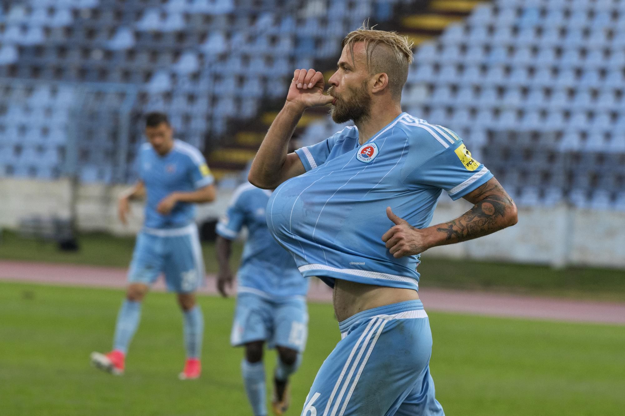 útočník ŠK Slovan Bratislava Jakub Mareš