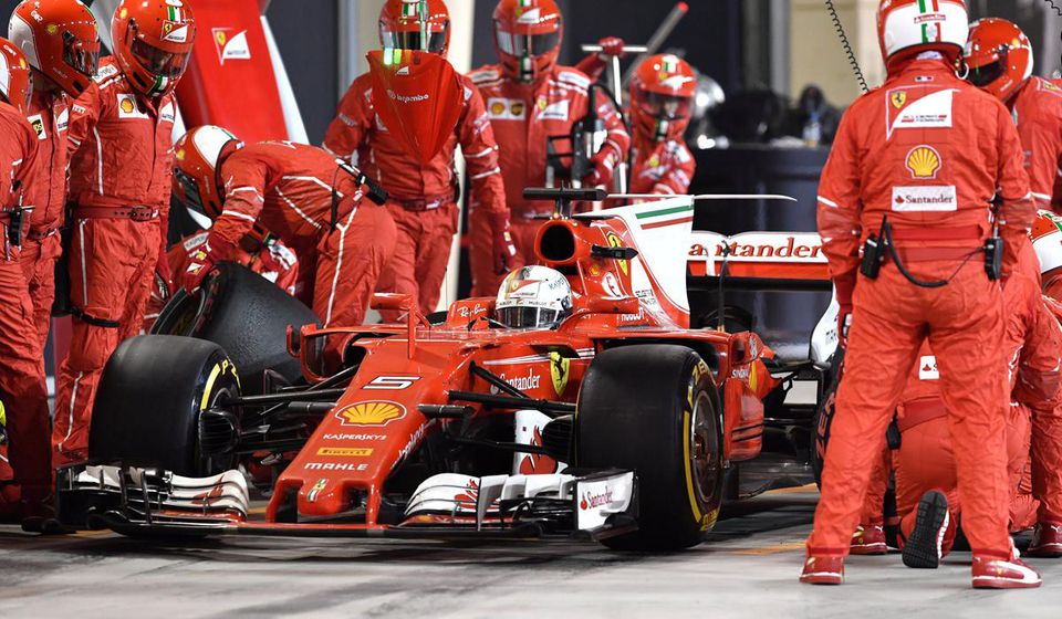 Sebastian Vettel na Ferrari