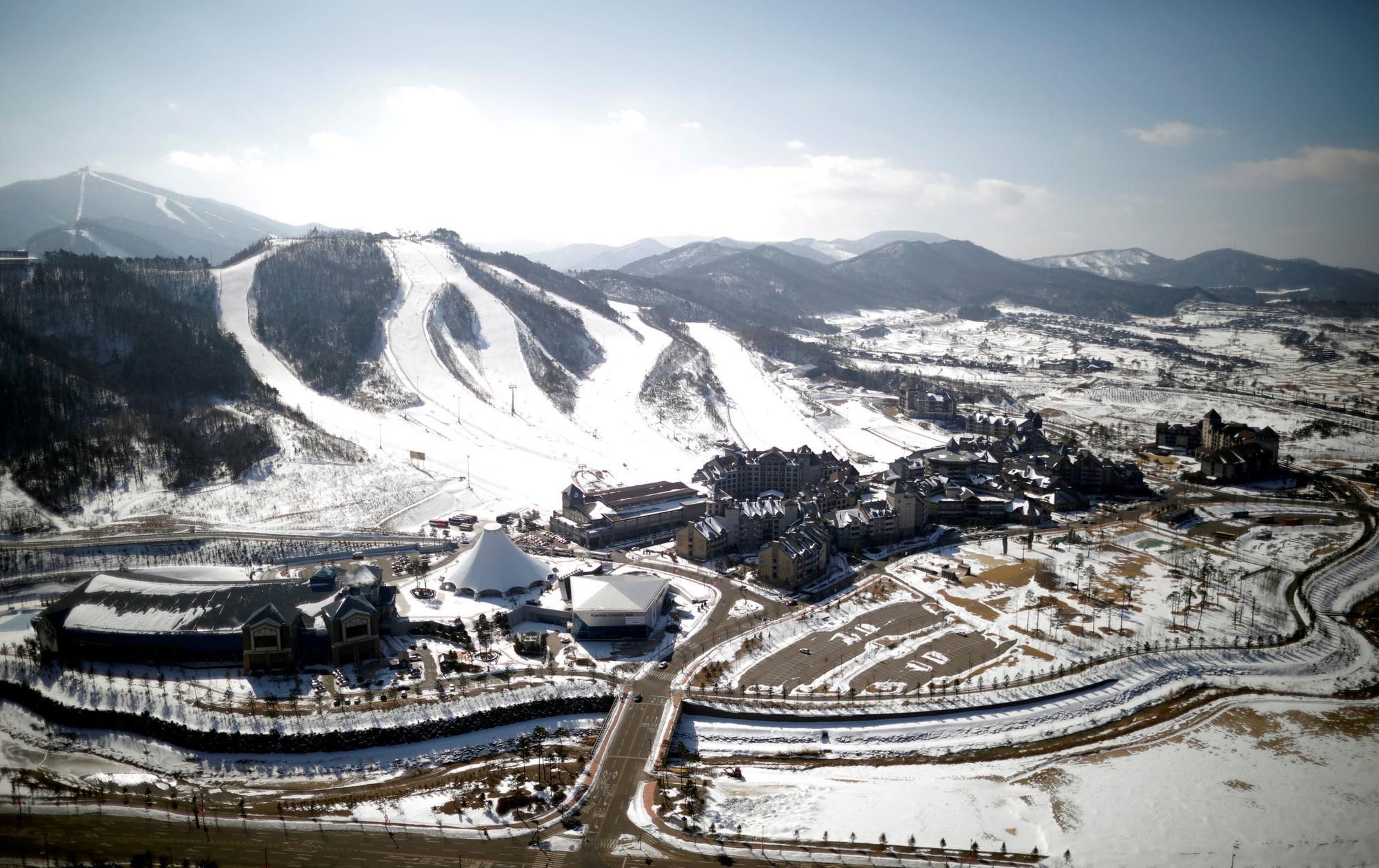 Pjongčang, olympijský areál