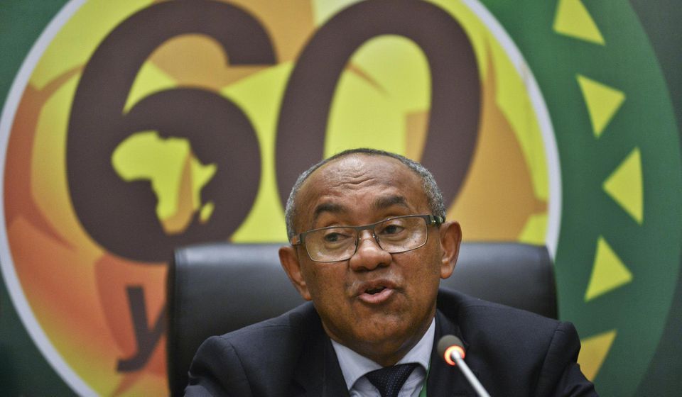 Prezident Africkej futbalovej konfederácie (CAF) Ahmad Ahmad z Madagaskaru