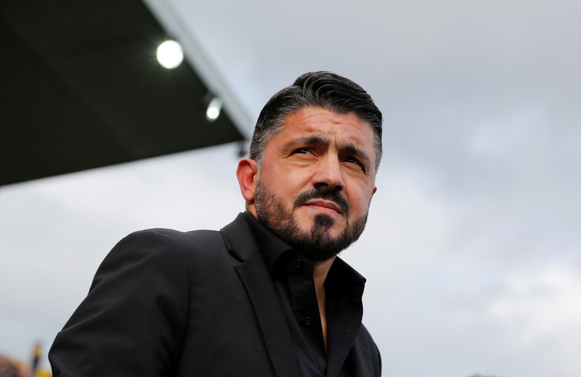 tréner AC Miláno Gennaro Gattuso