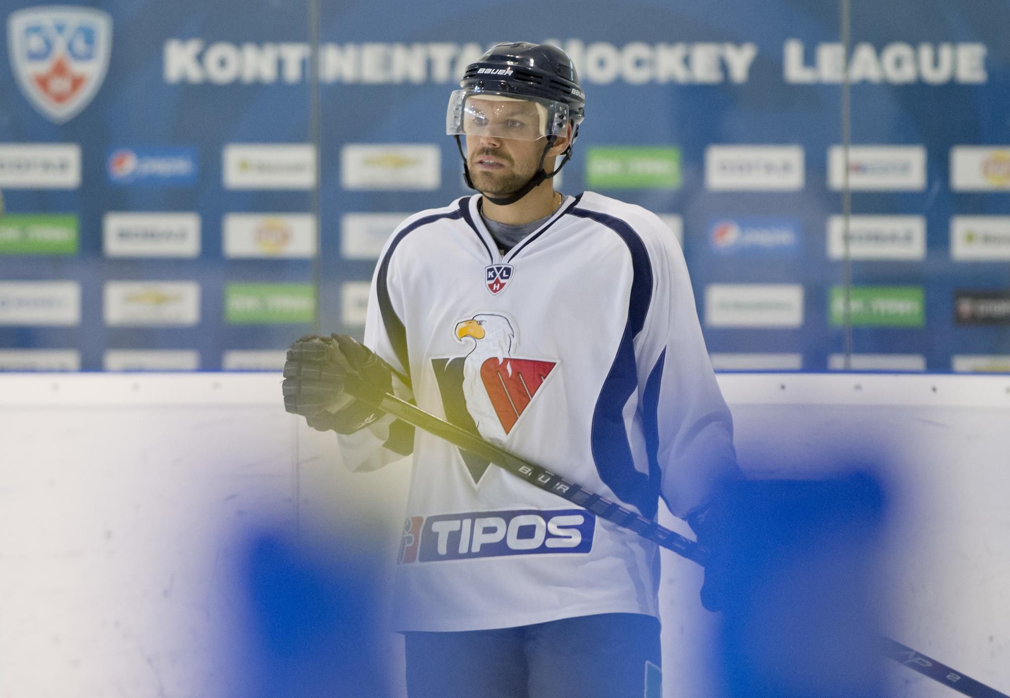 Rastislav Špirko v drese HC Slovan Bratislava